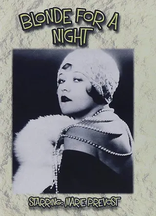 A Blonde for a Night afişi