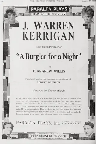 A Burglar for a Night afişi