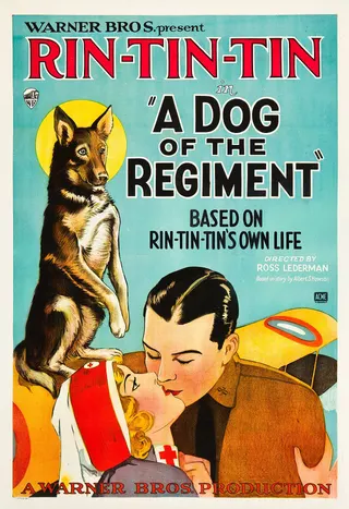 Görsel: Warner Brothers / Kamu malı A Dog of the Regiment afişi
