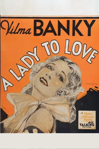 A Lady to Love afişi