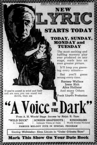Görsel: TMDB A Voice in the Dark afişi