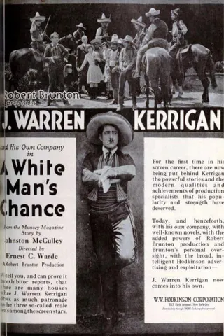 Görsel: TMDB A White Man's Chance afişi