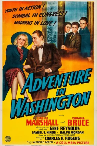 Görsel: TMDB Adventure in Washington afişi