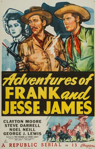 Adventures of Frank and Jesse James afişi