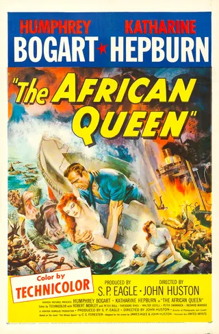 Görsel: "Copyright 1952 United Artists Corp." / Kamu malı Afrika Kraliçesi afişi