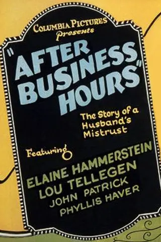 Görsel: TMDB After Business Hours afişi