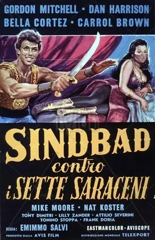 Görsel: TMDB Ali Baba and the Seven Saracens afişi