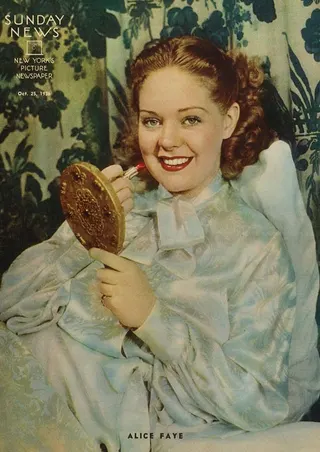 Görsel: Harry Warnecke/Bob Cranston/New York Daily News Color Studio / Kamu malı Alice Faye