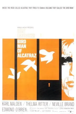 Görsel: Saul Bass / Kamu malı Alkatraz Kuşçusu afişi