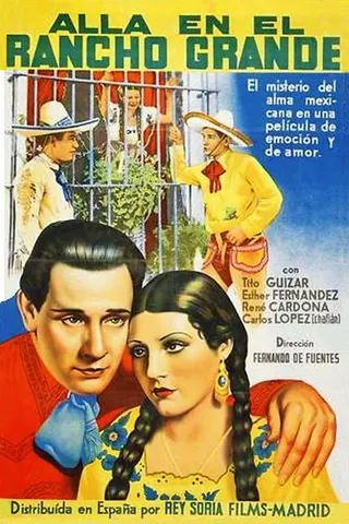 Allá en el Rancho Grande afişi