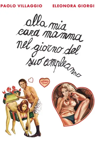 Alla mia cara mamma nel giorno del suo compleanno afişi