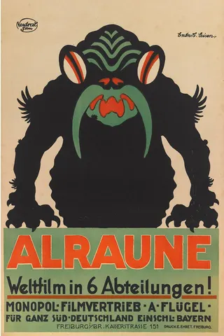 Alraune, die Henkerstochter, genannt die rote Hanne afişi