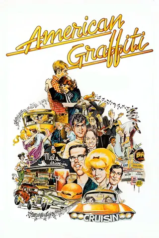 Görsel: TMDB American Graffiti afişi