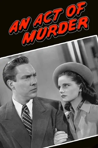 An Act of Murder afişi