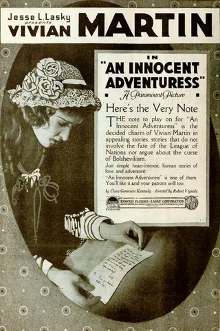 An Innocent Adventuress afişi