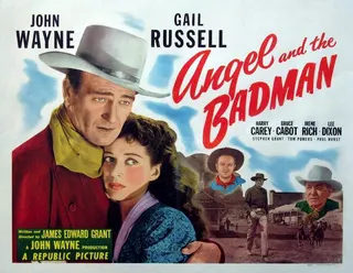 Görsel: Republic Pictures / Kamu malı Angel and the Badman afişi