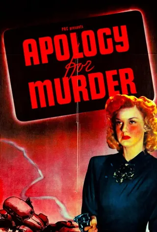 Apology for Murder afişi