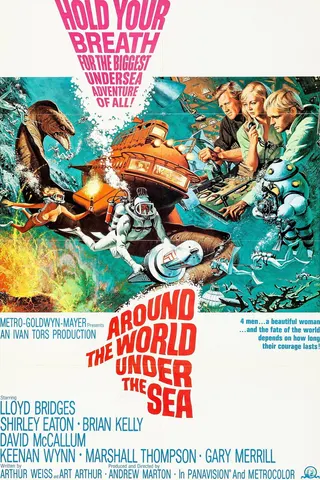 Görsel: TMDB Around the World Under the Sea afişi