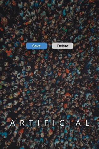 Artificial afişi
