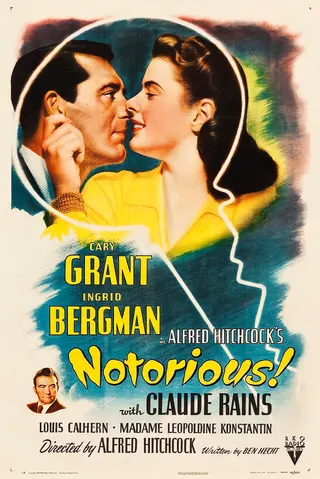 Görsel: "Copyright 1946 RKO Radio Pictures Inc." / Kamu malı Aşktan da Üstün afişi