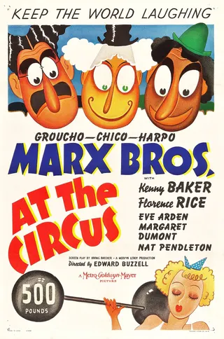 Görsel: MGM / Kamu malı At the Circus afişi