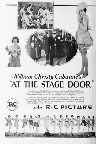 At the Stage Door afişi