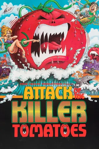 Görsel: TMDB Attack of the Killer Tomatoes afişi