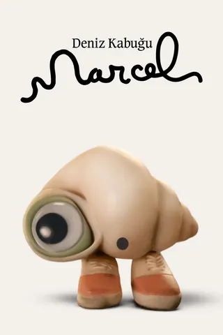 Görsel: TMDB Ayakkabılı Deniz Kabuğu Marcel afişi