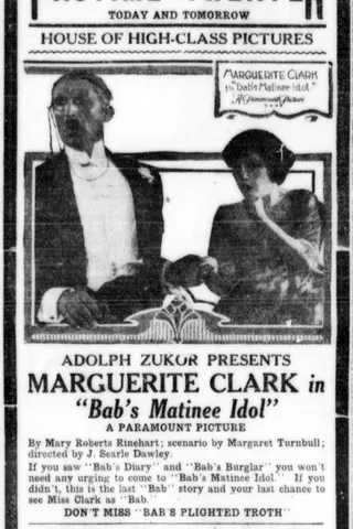 Görsel: TMDB Bab's Matinee Idol afişi