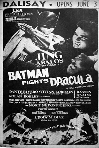 Batman Fights Dracula afişi
