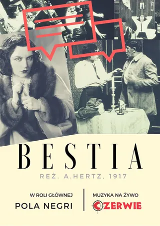 Görsel: Aleksander Hertz / Kamu malı Bestia afişi