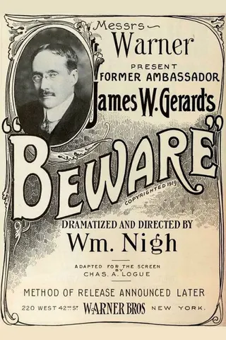 Beware! afişi