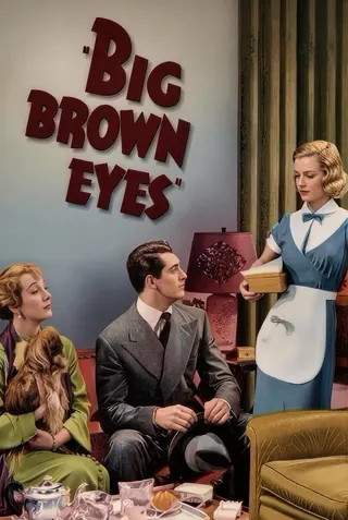 Görsel: TMDB Big Brown Eyes afişi