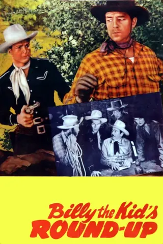 Görsel: TMDB Billy the Kid's Round-Up afişi