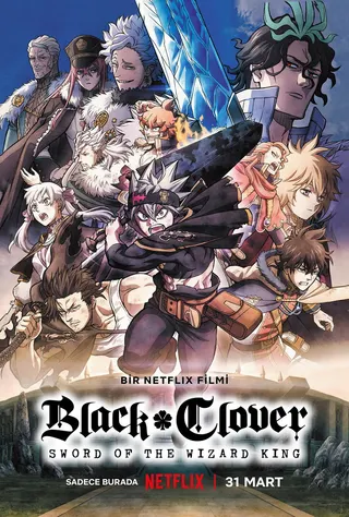 Görsel: TMDB Black Clover: Sword of the Wizard King afişi