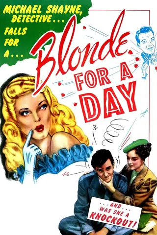 Görsel: TMDB Blonde for a Day afişi