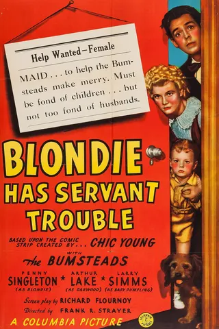 Blondie Has Servant Trouble afişi