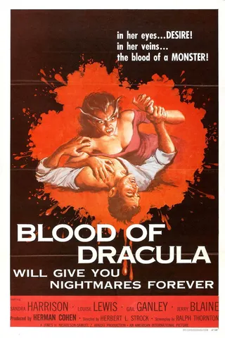 Blood of Dracula afişi