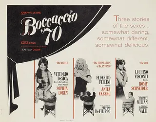 Boccaccio '70 afişi