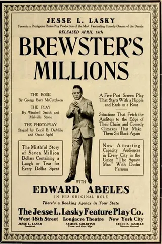 Görsel: TMDB Brewster's Millions afişi