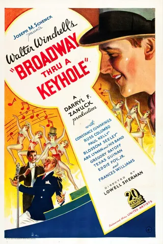 Görsel: 20th Century Fox/United Artists / Kamu malı Broadway Through a Keyhole afişi