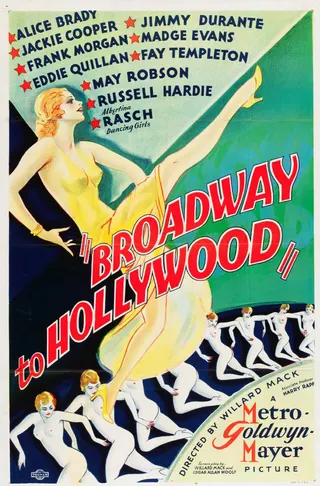 Görsel: MGM / Kamu malı Broadway to Hollywood afişi