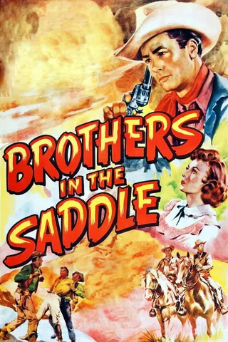 Görsel: TMDB Brothers in the Saddle afişi