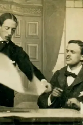 Görsel: TMDB Bubina com cinetogramas de Santos Dumont afişi