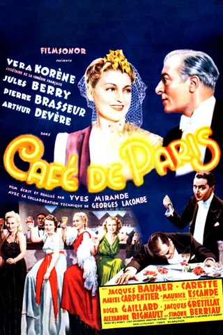 Café de Paris afişi