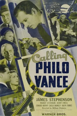 Calling Philo Vance afişi