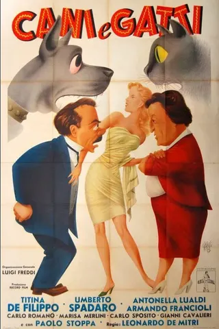 Cani e gatti afişi