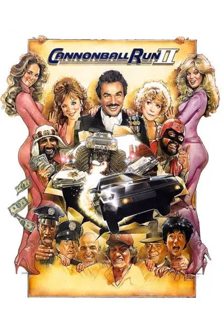 Görsel: TMDB Cannonball Run II afişi