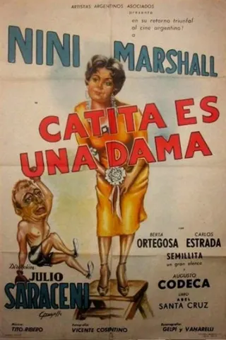 Catita es una dama afişi