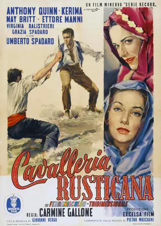 Görsel: TMDB Cavalleria rusticana afişi